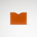 Berling Heirloom Amber card holder, Shell Cordovan, orange - back view