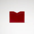 Berling Heirloom Crimson card holder, Shell Cordovan, red - back view