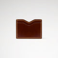 Berling Heirloom Sienna card holder, Shell Cordovan, brown - back view